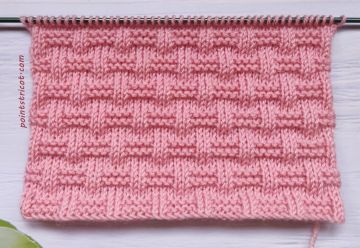 Point de Damier au Tricot