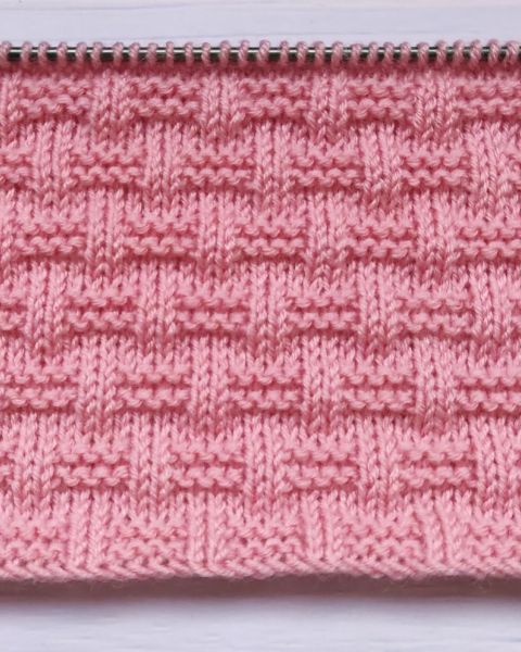 Point de Damier au Tricot