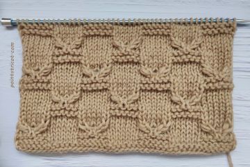 Point de Damier au Tricot