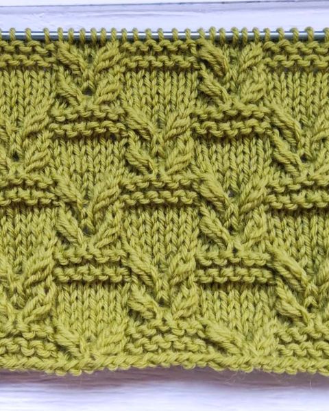 Point de Damier au Tricot