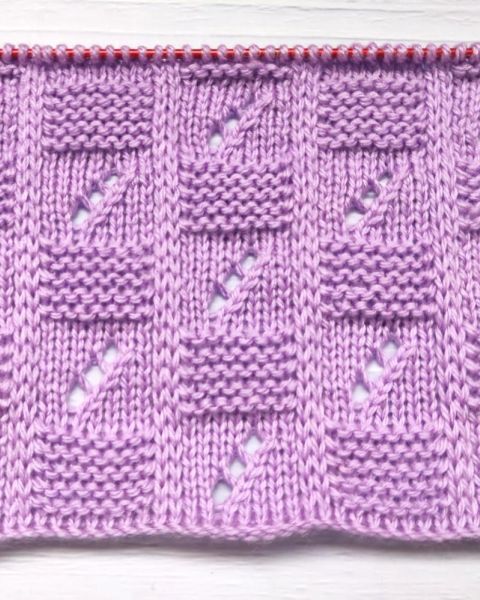Point de Damier au Tricot