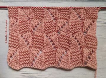 Point de Damier au Tricot