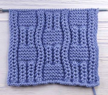 Point de Damier au Tricot
