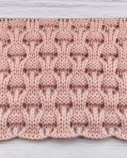 Point de Damier au Tricot