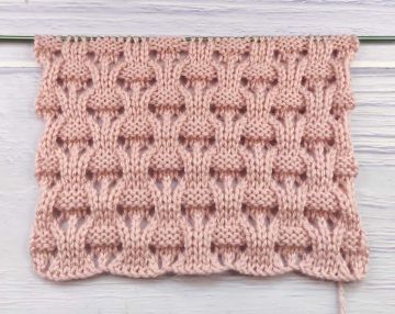 Point de Damier au Tricot
