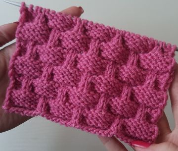 Point de Damier au Tricot