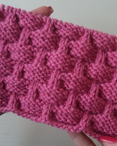 Point de Damier au Tricot