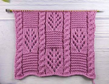 Point de Damier au Tricot