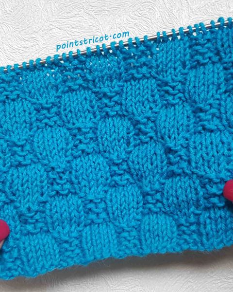 Point de Damier au Tricot