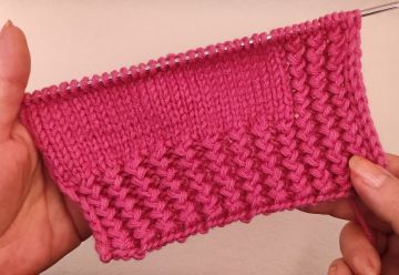 Côtes Croisées au Tricot