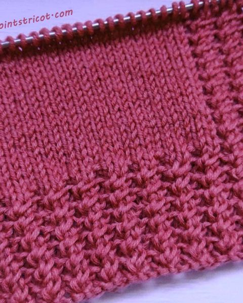 Côtes Croisées au Tricot