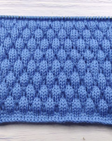 Point Bulles au Tricot