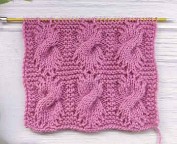 Point Torsades Fantaisie au Tricot