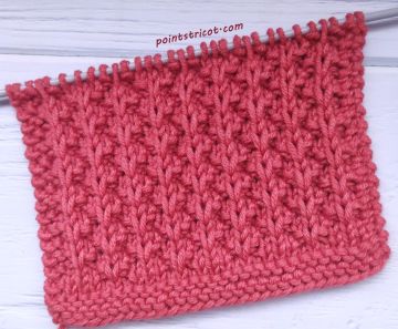 Point Fantaisie Facile au Tricot