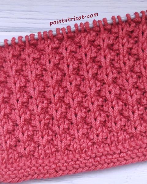 Point Fantaisie Facile au Tricot