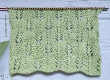 Point de Feuilles au Tricot