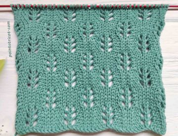 Point de Feuilles au Tricot