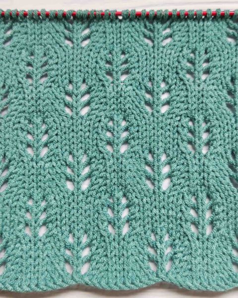 Point de Feuilles au Tricot