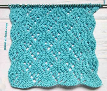 Point de Feuilles au Tricot