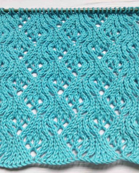 Point de Feuilles au Tricot