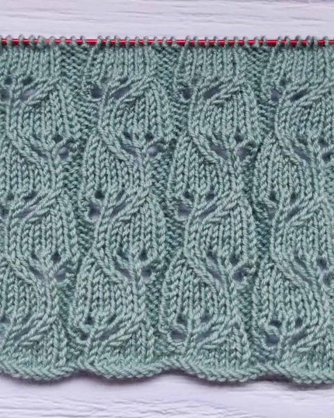 Point de Feuilles au Tricot