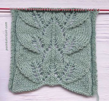Point de Feuilles au Tricot