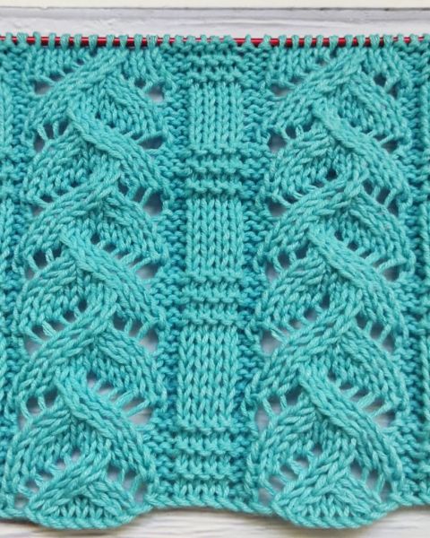 Point de Feuilles au Tricot