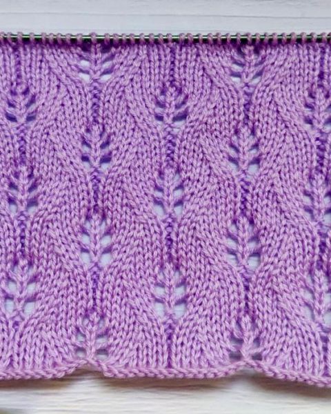 Point de Feuilles au Tricot