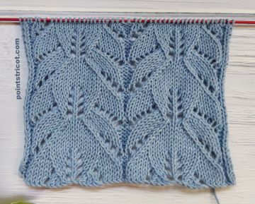 Point de Feuilles au Tricot