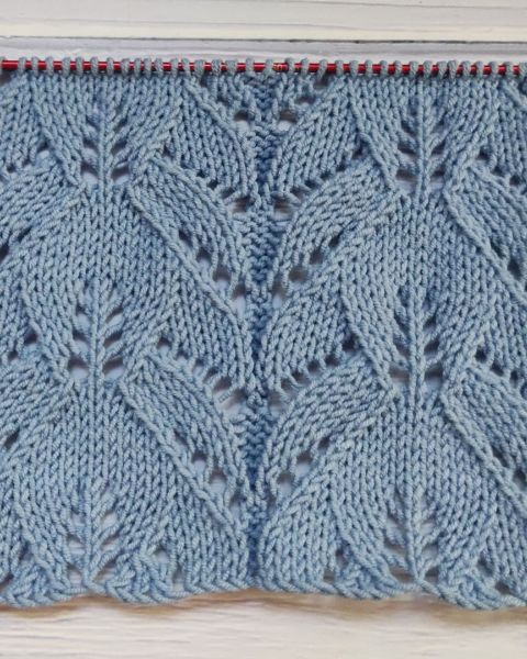 Point de Feuilles au Tricot