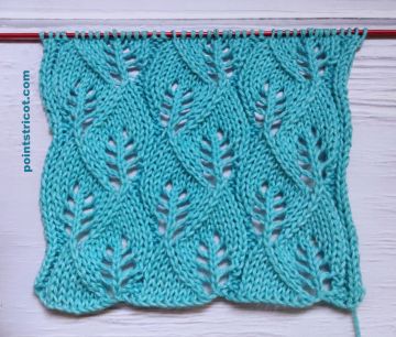 Point de Feuilles au Tricot