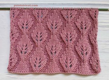 Point de Feuilles au Tricot
