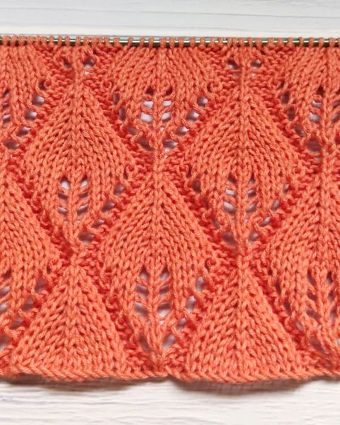 Point de Feuilles au Tricot