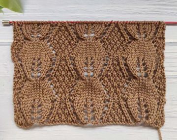 Point de Feuilles au Tricot