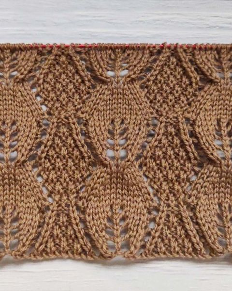 Point de Feuilles au Tricot