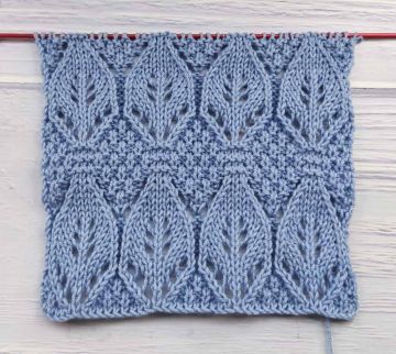 Point de Feuilles au Tricot