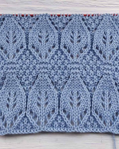 Point de Feuilles au Tricot
