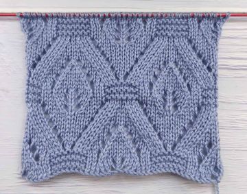 Point de Feuilles au Tricot