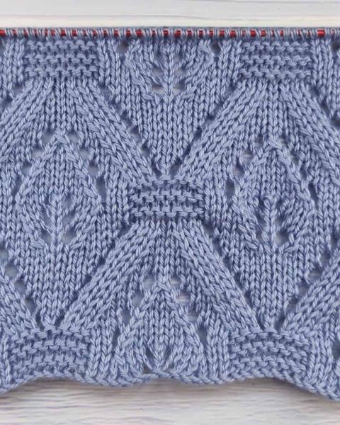 Point de Feuilles au Tricot