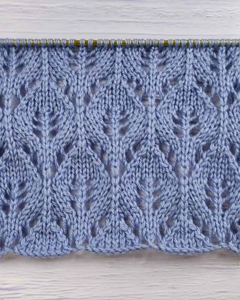 Point de Feuilles au Tricot