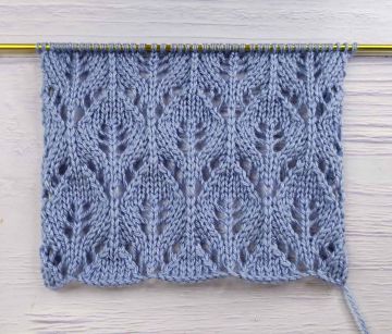 Point de Feuilles au Tricot