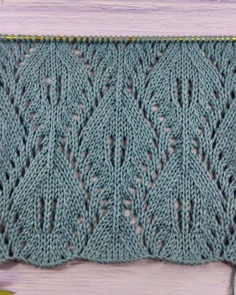 Point de Feuilles au Tricot