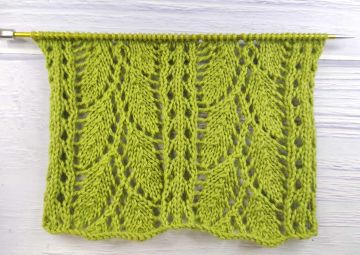 Point de Feuilles au Tricot