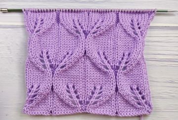 Point Feuilles au Tricot