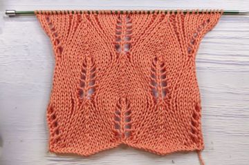 Point de Feuilles au Tricot