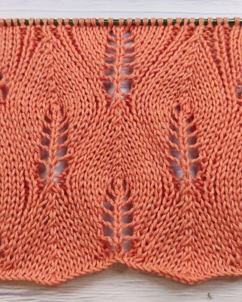 Point de Feuilles au Tricot