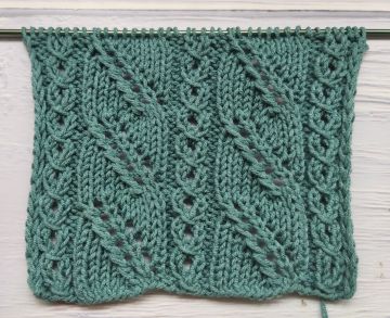 Point Feuilles au Tricot