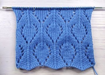 Point Feuilles au Tricot
