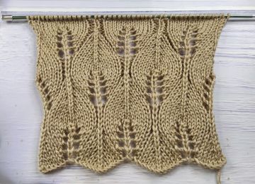 Point Feuilles au Tricot