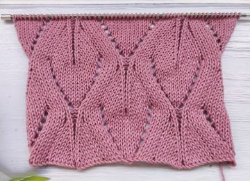 Point Feuilles au Tricot